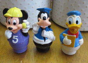 Disney - MICKEY MOUSE / DONALD DUCK / GOOFY- Fisher Price style figurine -  2'' tall