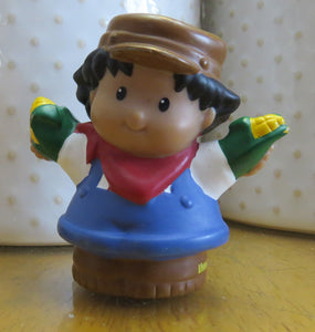 2001 Fisher Price Little People - boy with corn
