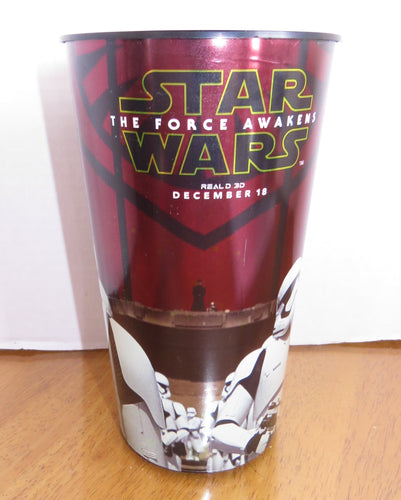 2015 COCA-COLA Promotionnal movie / cinema cup: STAR WARS - THE FORCE AWAKENS - 20oz