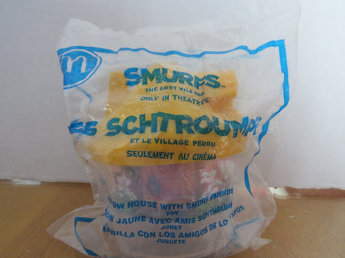 2017 McDonalds - SMURFS - happy meal toy - Unopened - YELLOW HOUSE
