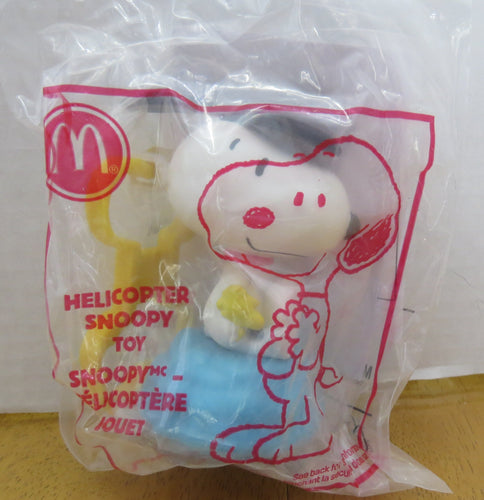 2018 McDonald's - PEANUTS - SNOOPY - happy meal - Unopened - MIP - helicopter