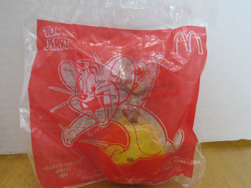 2021 McDonald's - TOM & JERRY - happy meal - Unopened - MIP - JERRY'S CHEESE WHEEL