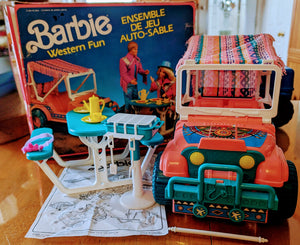 1990 Mattel - BARBIE - Desert Rider playset  - Western Fun w box