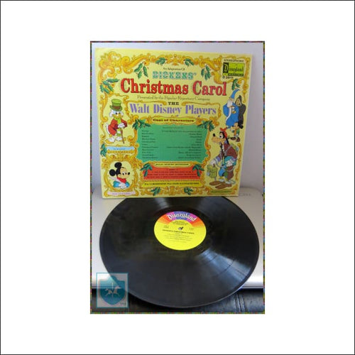 1974 DISNEY -  DICKENS CHRISTAMS CAROL - record 33 rpm  - WALT DISNEY - PLAYS WELL!!! - Toffey's Treasure Chest