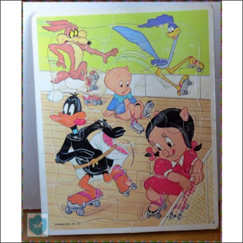 1977 WARNER BROS FRAME-TRAY PUZZLE - LOONEY TUNES - complete - Toffey's Treasure Chest
