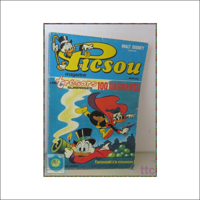 1978 Disney - PICSOU - No75- mensuel - french / français - Toffey's Treasure Chest