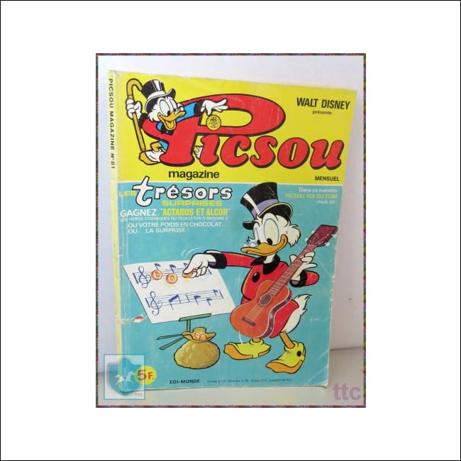 1979 Disney - PICSOU - No81 - mensuel - french / français - Toffey's Treasure Chest