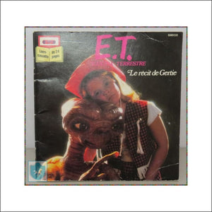 1982 - ET l'Extra-Terrestre - LE RECIT DE GERTIE - Livre Cassette - français / french - NO TAPE - Toffey's Treasure Chest