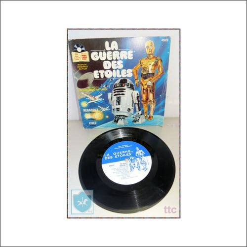 1983 STAR WARS - LA GUERRE DES ÉTOILE - record 33 1/3 rpm - all french/ français - Toffey's Treasure Chest