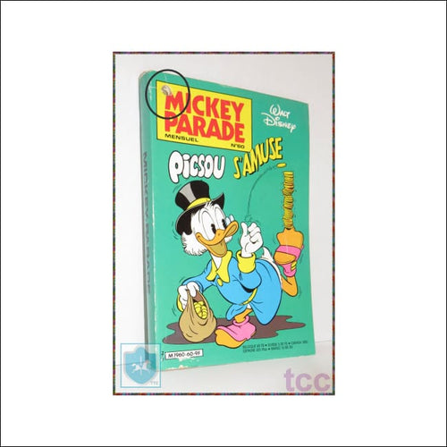 1984 Disney MICKEY PARADE Mensuel No60 - french / français hole top left corner - Toffey's Treasure Chest