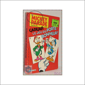 1985 Disney MICKEY PARADE Mensuel No67 - french / français hole top left corner - Toffey's Treasure Chest