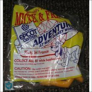 1994 Disney McDonald's - EPCOT CENTER - happy meal toy MIP - PLUTO - Toffey's Treasure Chest