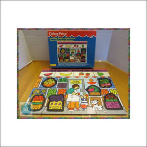 1994 Fisher-Price LITTLE PEOPLE - Puzzle with its box - 22 pcs- complete 11'' x 15'' - Toffey's Treasure Chest