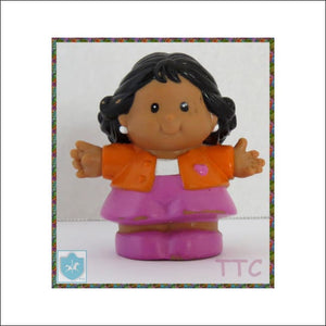 1997 Fisher-Price Little People -  GIRL / FILLE AFRO-AMERICAN - Toffey's Treasure Chest