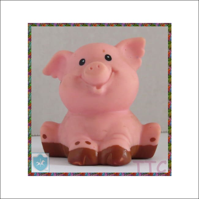 1997 Fisher-Price Little People - PIG / COCHON - Toffey's Treasure Chest