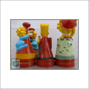 1998 - THE SIMPSONS - chess figurine LOT (3) - Toffey's Treasure Chest