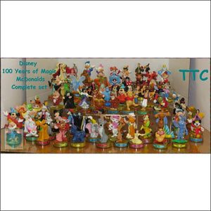 2002 Disney McDonald's - 100 YEARS OF MAGIC - COMPLETE SET - Toffey's Treasure Chest