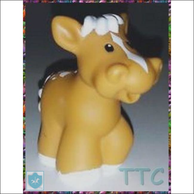 2003 McDonald's - FISHER-PRICE - happy meal toy - Horse / Cheval - Toffey's Treasure Chest