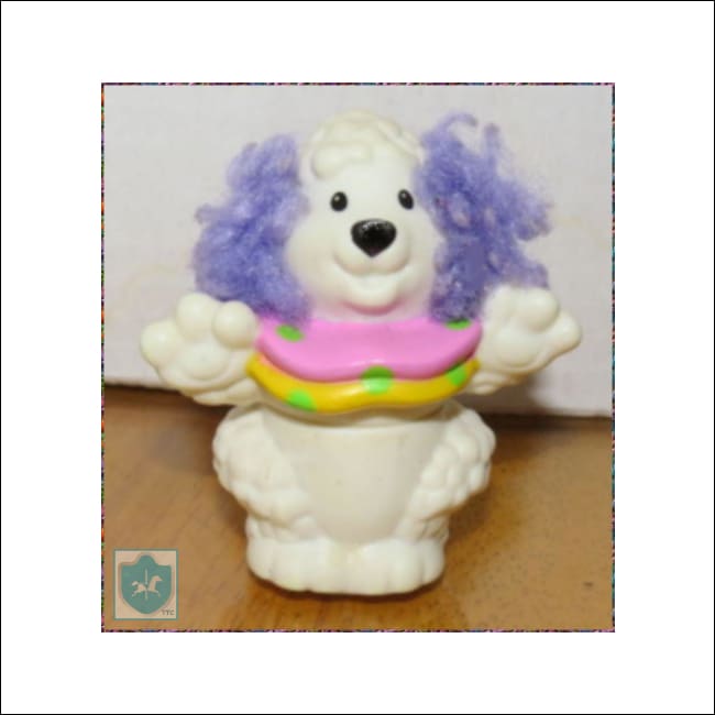 2005 Fisher-Price Little People - DOG POODLE / CHIEN CANICHE - FP