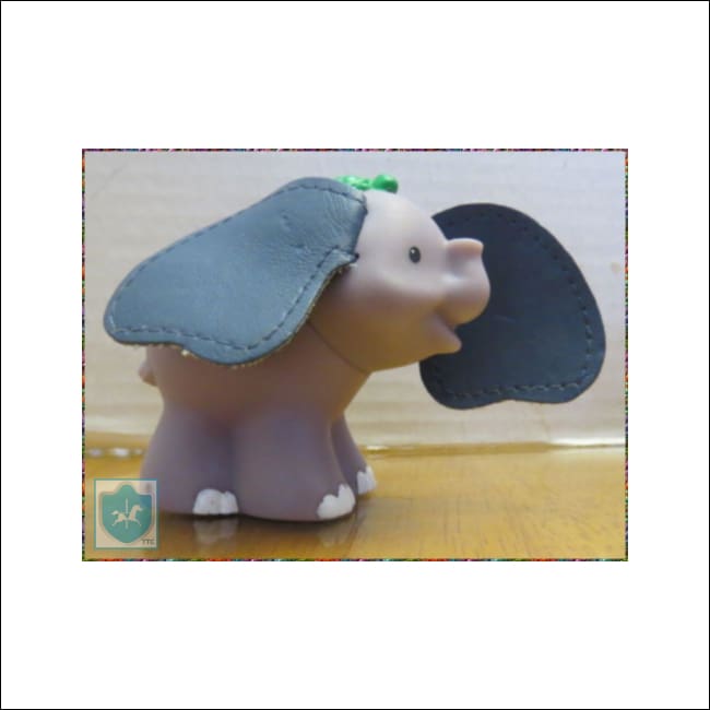 2005 Fisher Price Little People - ELEPHANT w green animal on head - Toffey's Treasure Chest