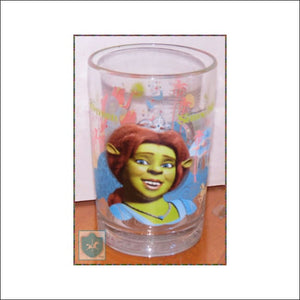 2007 Dreamworks - Mcdonalds - Shrek The Third - Happy Meal Glass 4.5 Tall - Glass