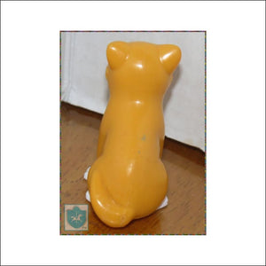 2007 Mattel - Pvc Orange Cat - 3 Tall - Figurine