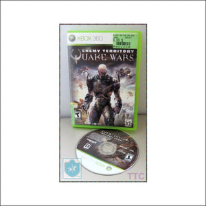 2008 Xbox 360 - Quake Wars - Ennemy Territory - Good Recycled Condition / Recyclé - Videogame