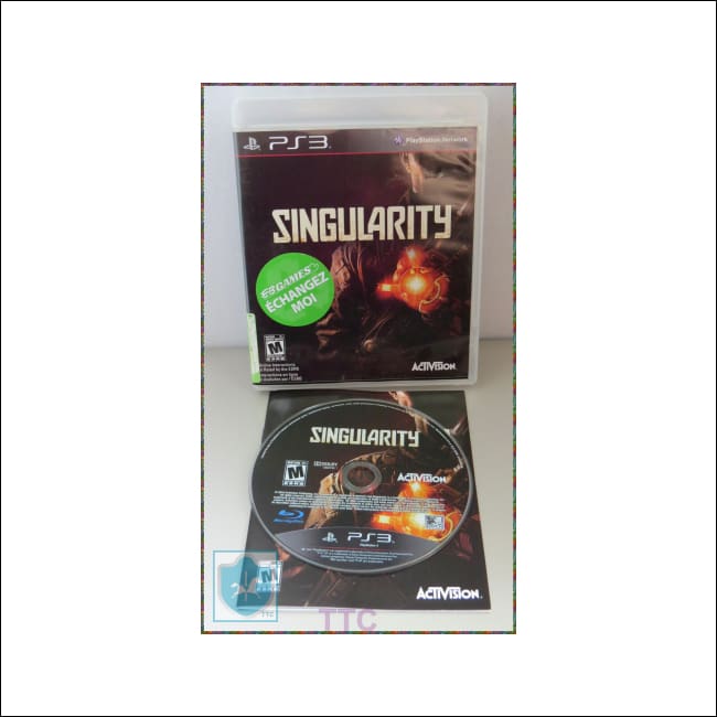 2009 Sony - Ps3 - Playstation - Singularity - Good Recycled Condition / Recyclé - Videogame