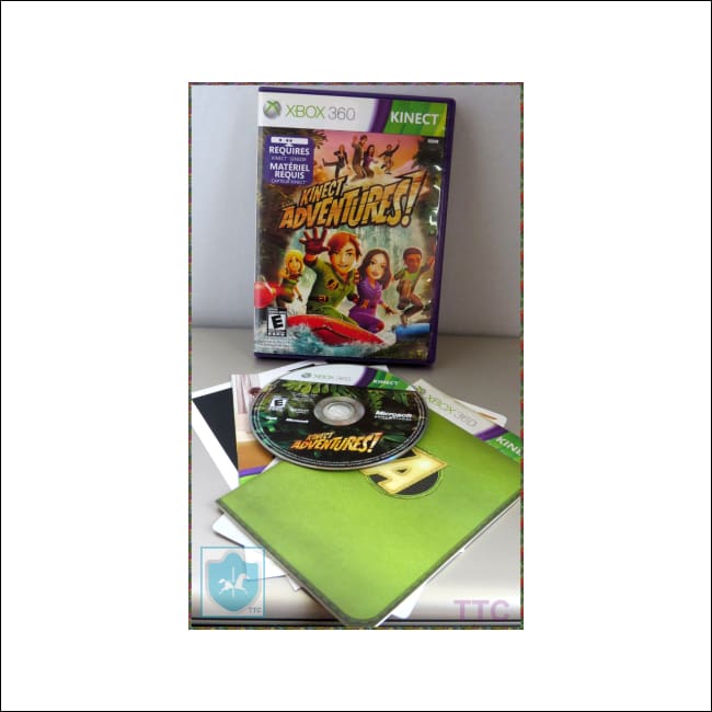 2010 Xbox 360 - Kinect Adventures - Good Recycled Condition / Recyclé - Kinect Game - Videogame