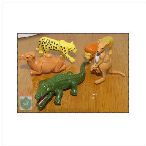 2011-2012 Kinder Surprise -Natoons - Jungle Animals - Figurine Lot (C) - Kinder