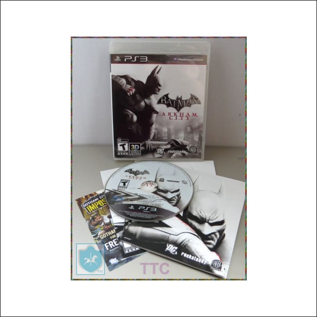2011 Sony - Ps3 - Batman Arkham City - Good Recycled Condition / Recyclé - Videogame
