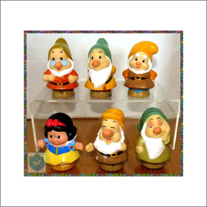 2012 Disney Princess- Fisher Price Little People - Snow White & Dwarves / Blanche-Neige Et Nains - Fp