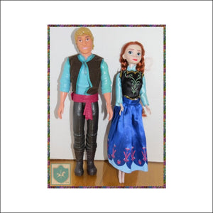 2014 Disney - Frozen - Anna & Kristoff Dolls - 12 Tall - Disney