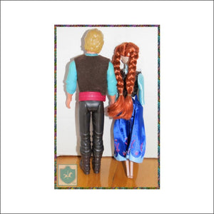 2014 Disney - Frozen - Anna & Kristoff Dolls - 12 Tall - Disney