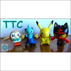 2017 McDonalds - POKEMON - happy meal toy - LOT (of 4) - FF TOY