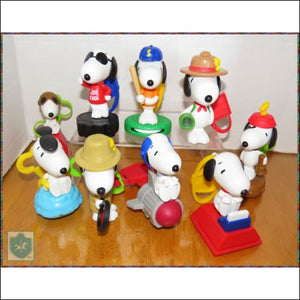 2018 Mcdonalds - Peanuts - Snoopy - Happy Meal Lot - Ff Toy