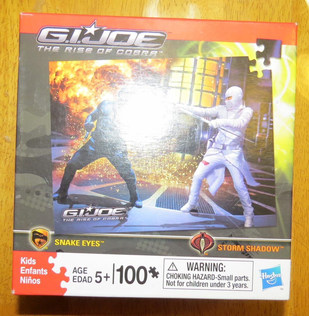 GI JOE - PUZZLE - CASSE-TÊTE - 100pcs - complete w box UNOPENED