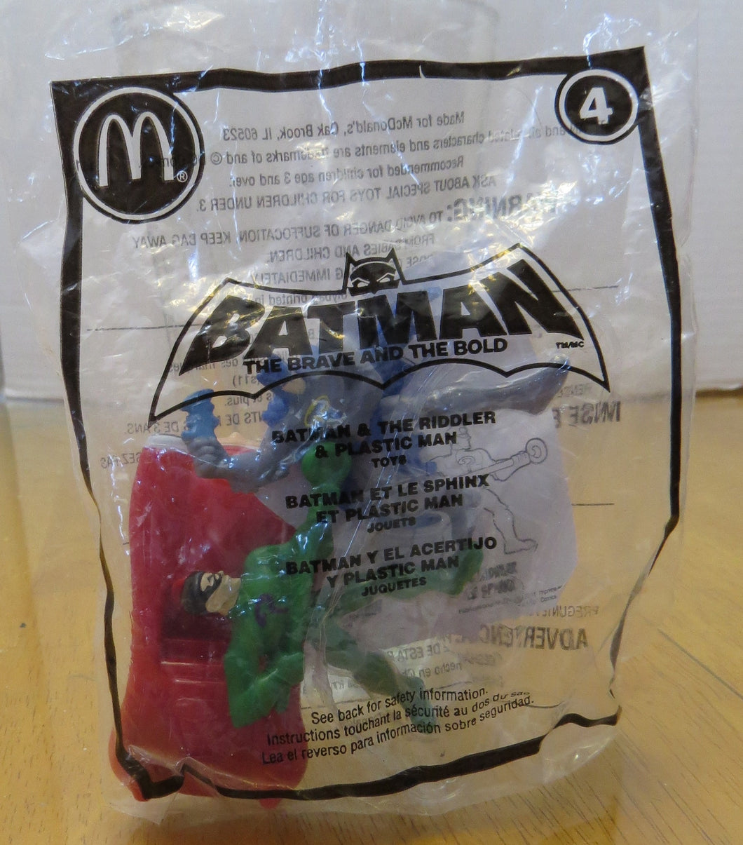 2011 McDonald's - BATMAN - happy meal toy -  #4 MIP