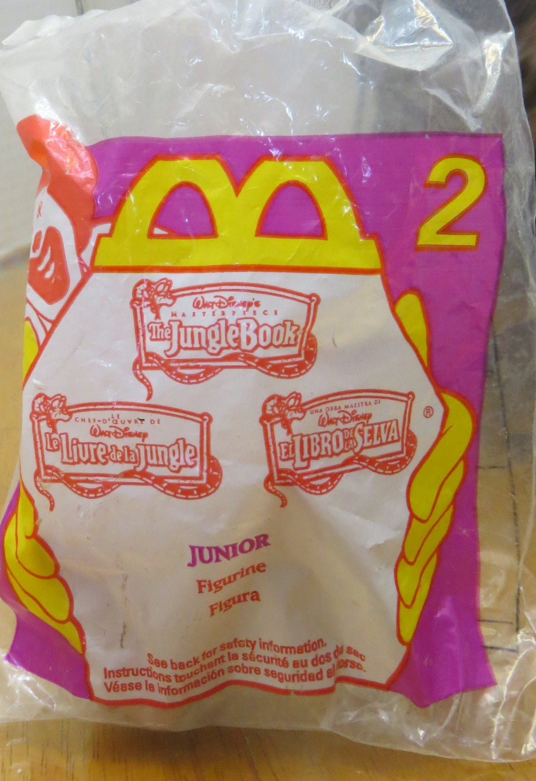 1997 McDonalds DISNEY JUNGLE BOOK No2 - MIP