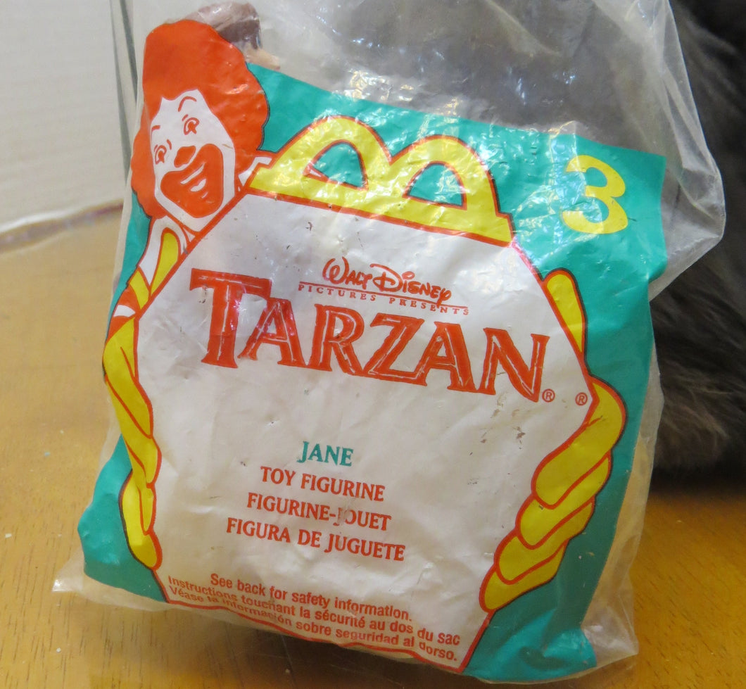 1999 Disney McDonald's - TARZAN - happy meal toy MIP - No2 - JANE