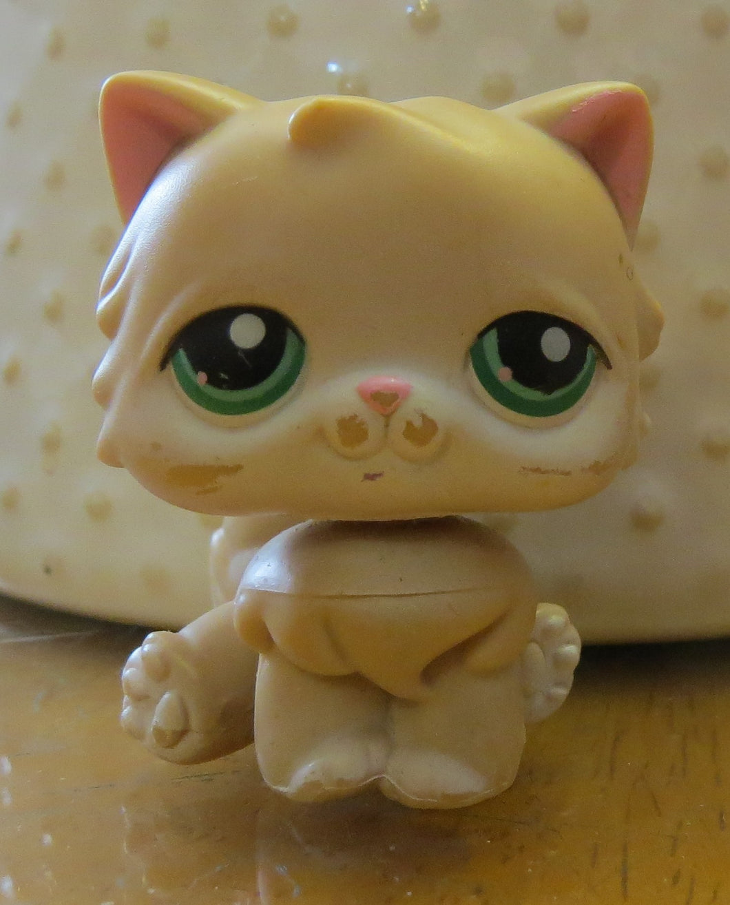 2004  LPS - LITTLEST PET SHOP - persian cat / green eyes