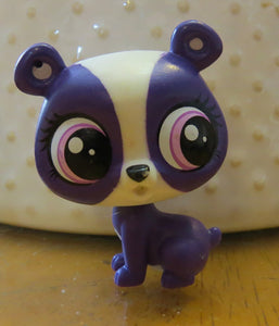 LPS - LITTLEST PET SHOP - panda  / lavender eyes