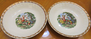2 x Soup Bowl from Ohio Cronin China MINERVA - Colonial Couple