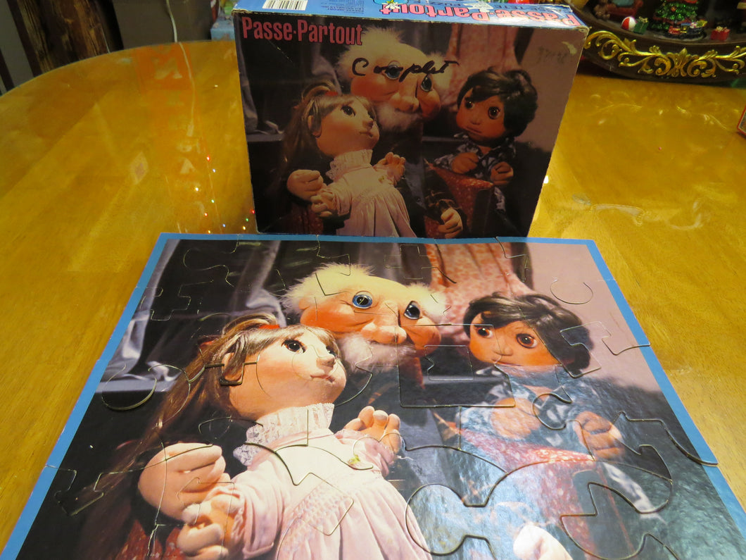 Vintage '80's PASSE-PARTOUT - puzzle 24 mcx