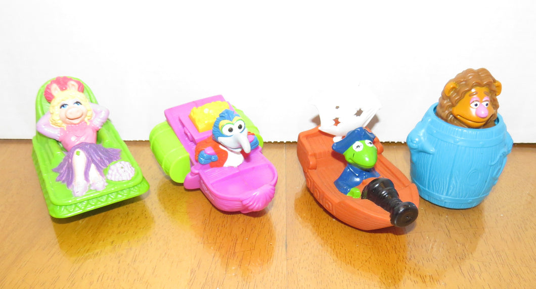 1995 McDonald's - MUPPETS tub toy - happy meal toy - SET