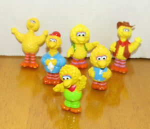 SESAME STREET - pvc figurine lot - Muppets BIG BIRD lot