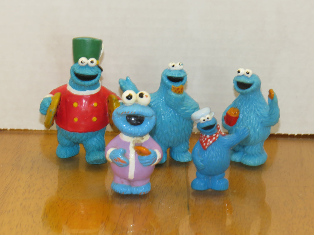 SESAME STREET - pvc figurine lot - Muppets - Cookie Monster