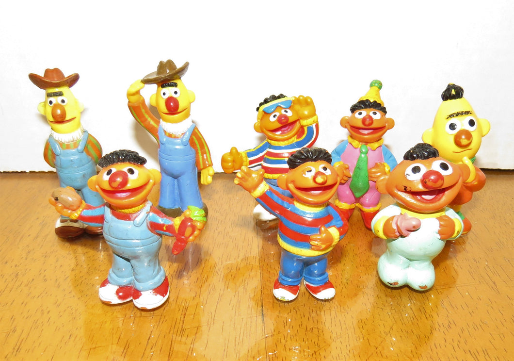SESAME STREET - pvc figurine lot - Muppets - Ernie ad Bert