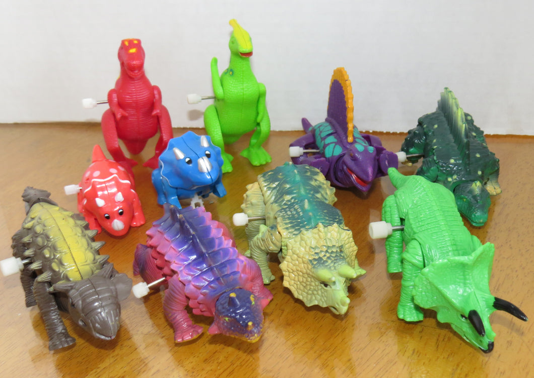 Mixed WIND-UP toys lot - DINOSAURS