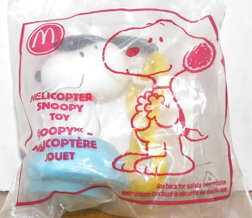 2018 McDonald's - PEANUTS - SNOOPY - happy meal helicopter MIP unopened